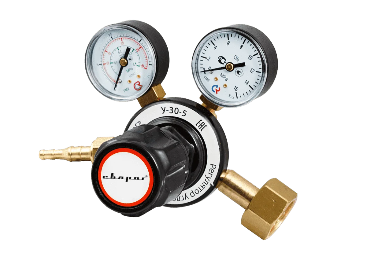 РЕГУЛЯТОР РАСХОДА УГЛЕКИСЛОТНЫЙ СВАРОГ У-30-5 (манометр+расходомер)