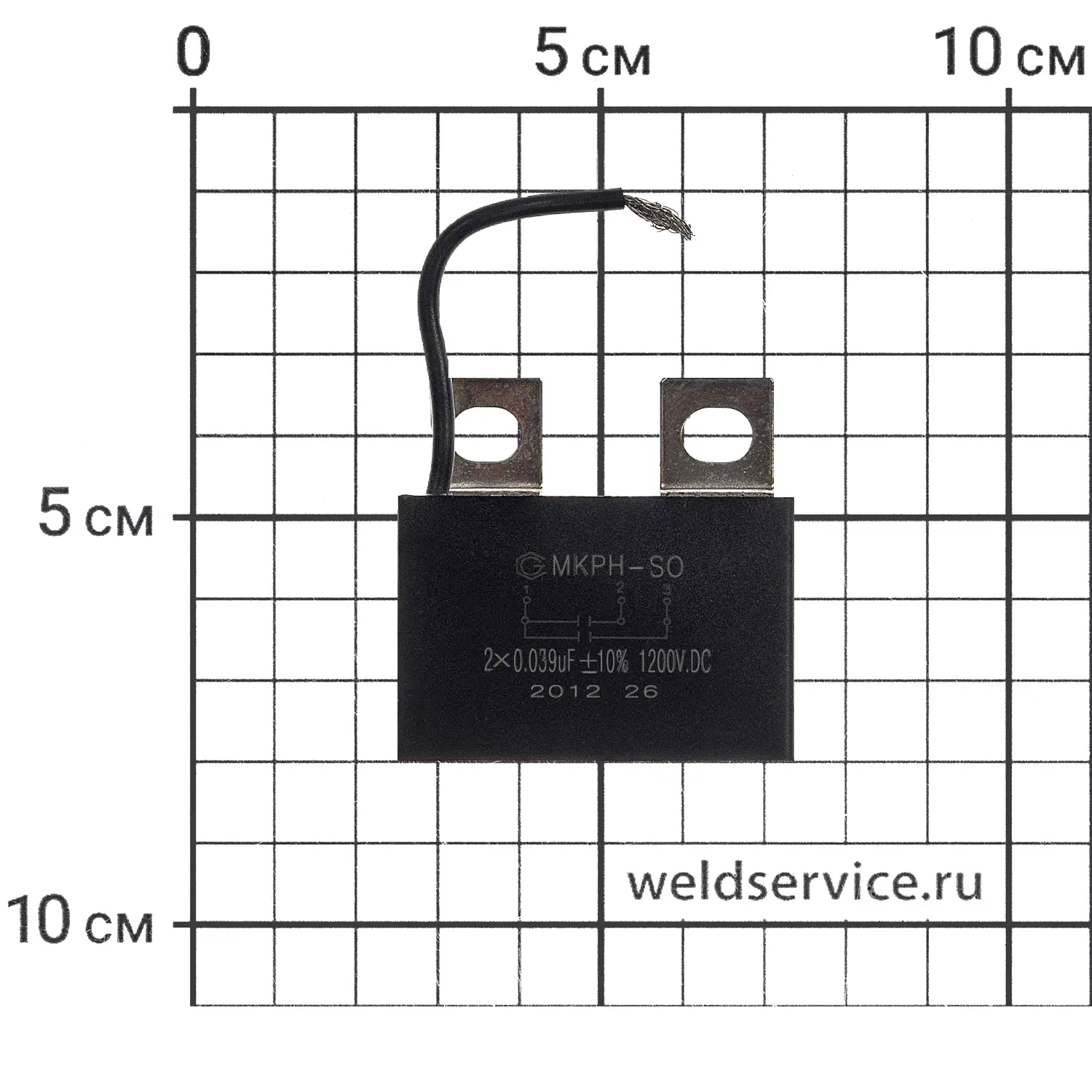 конденсатор 2х0,39 mf 1200V