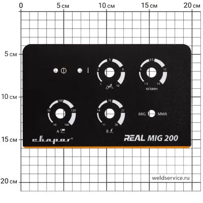 Накладка на лицевую панель MIG200(N24002N)