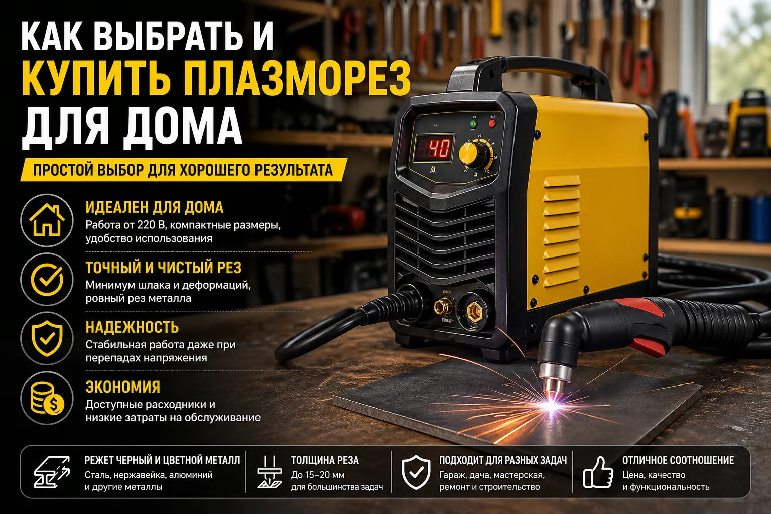 Плазморез для дома