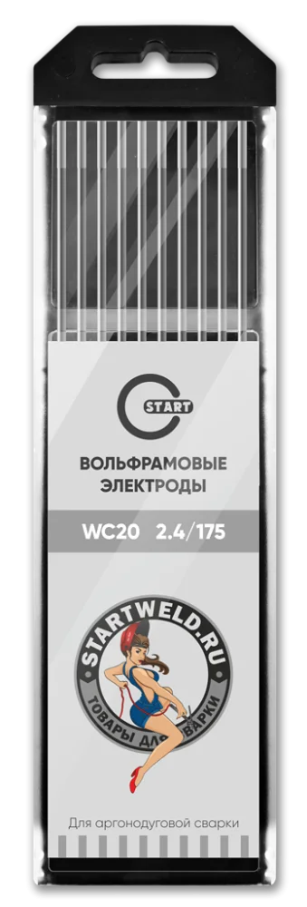 START WС 20 2,4/175 Вольфрамовый электрод (серый) WC2024175