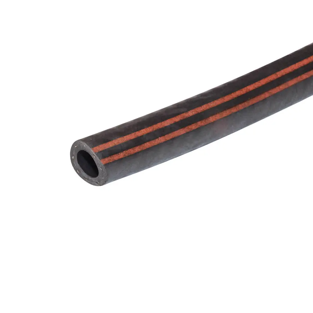 Рукав газовый, d9,0, чёрный с красной полосой