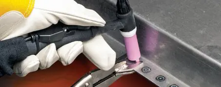 Сварка TIG SPOT обычной аргонодуговой горелкой.