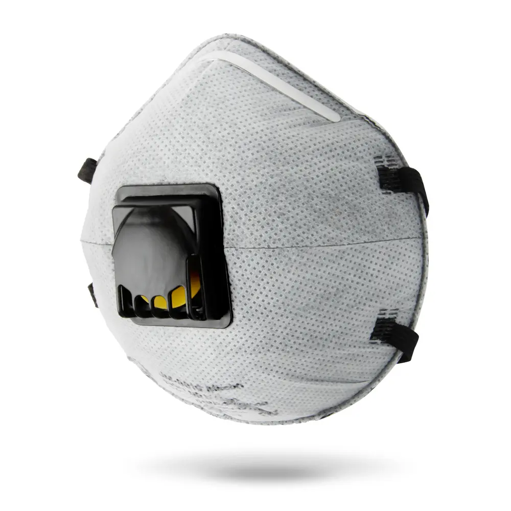 Чашеобразный респиратор с клапаном и угольным слоем (FFP1 NR D) 10 шт. JM-8616