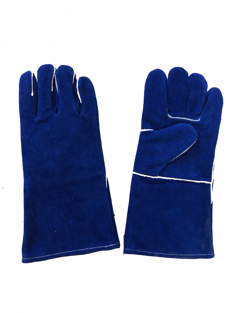 Краги спилковые (СИНЕВА)