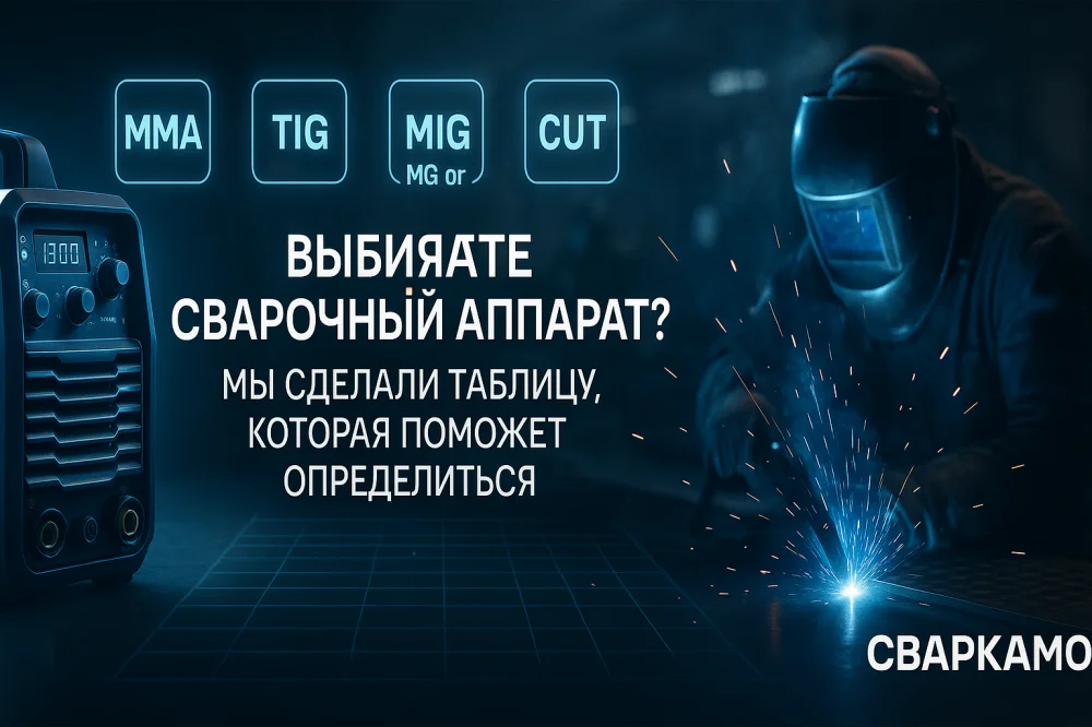 Способы сварки аппаратов Сварог. Все модели.