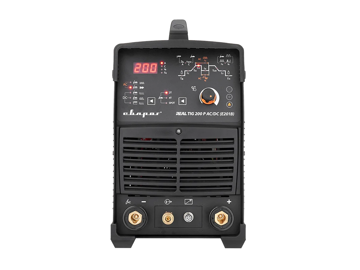 Аргонодуговой сварочный аппарат REAL TIG 200 P AC/DC BLACK (E201B)