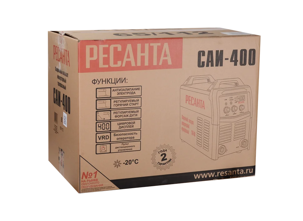 Сварочный аппарат инверторный Ресанта САИ 400 сварочный аппарат MMA