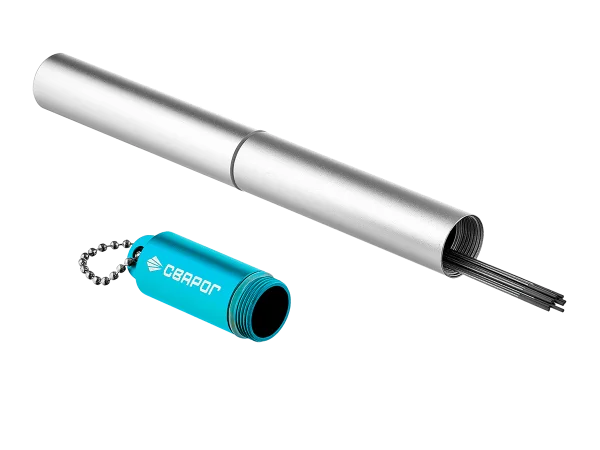 Синий пенал для хранения вольфрамовых электродов