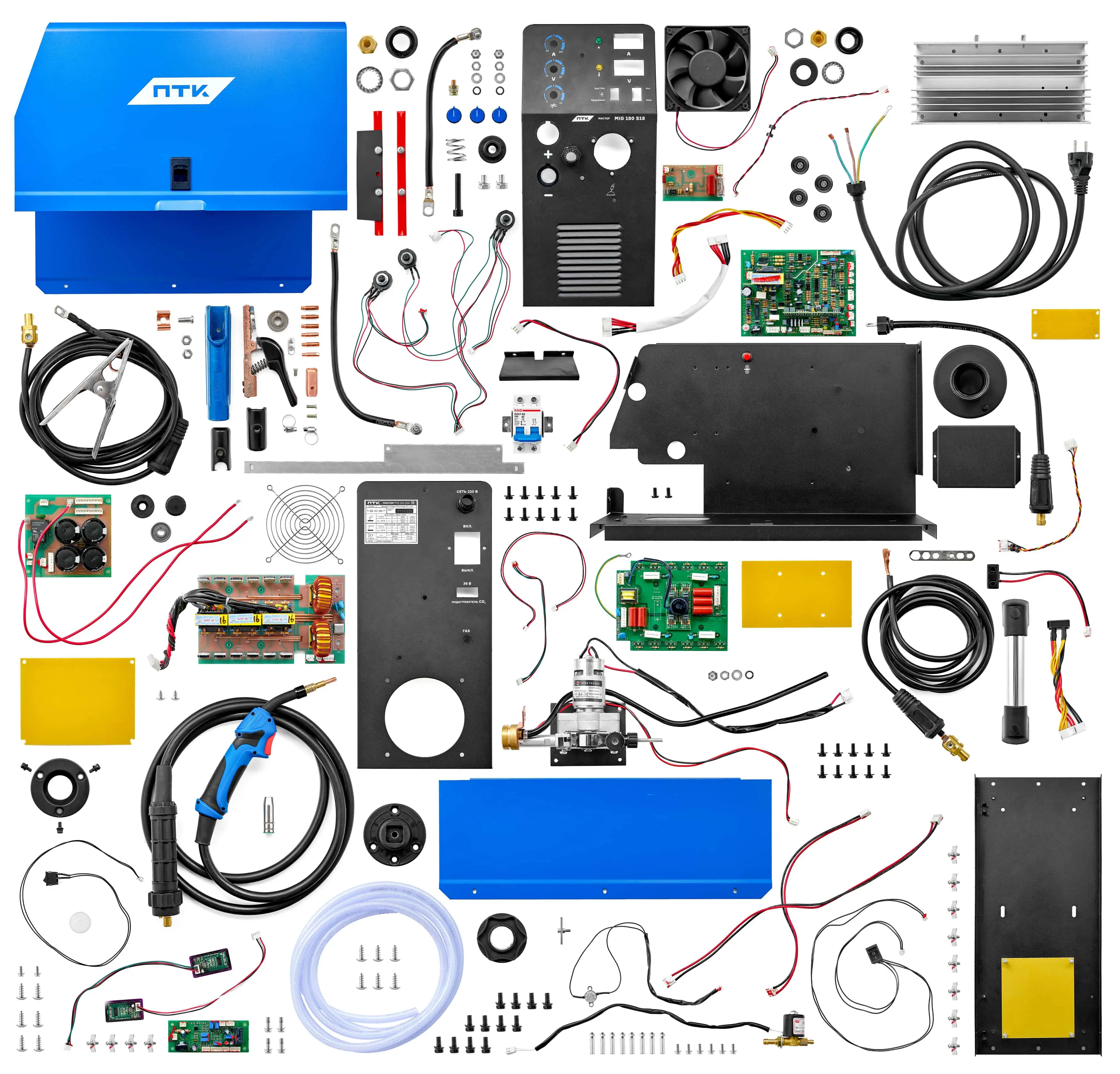 Сварочный полуавтомат ПТК MACTEP MIG 180 S18