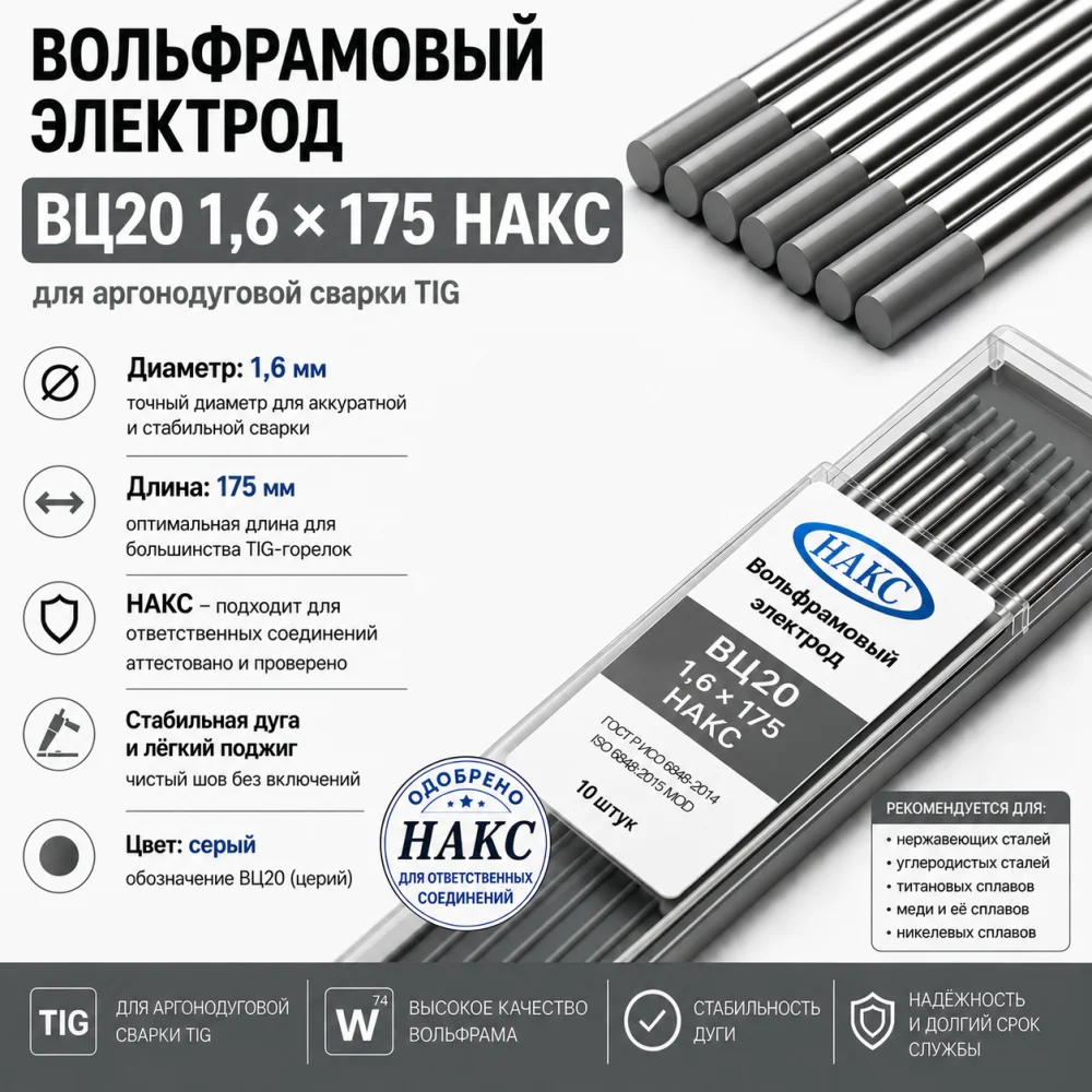 ВЦ 1,6 Х 175 НАКС