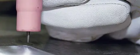 Подключение горелки TIG к аппарату ММА с дополнительной функцией TIG.