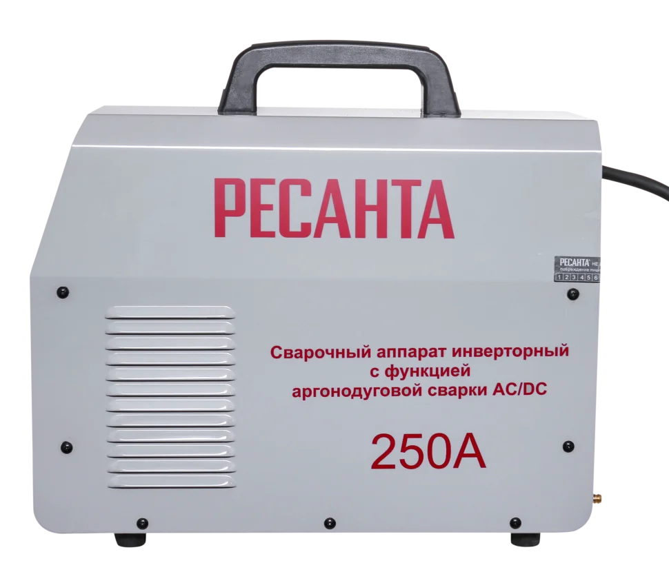 Сварочный аппарат инверторный Ресанта САИ-250 АД (AC/DC) сварочный аппарат MMA