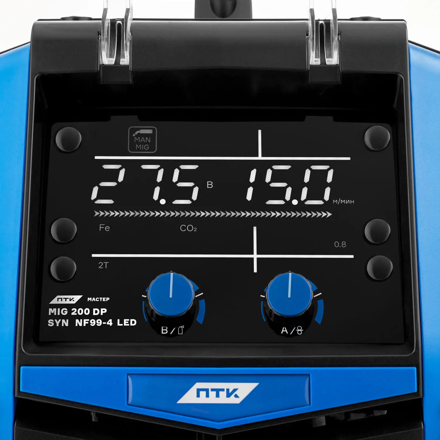 Сварочный полуавтомат ПТК МАСТЕР MIG 200 ДВОЙНОЙ ПУЛЬС SYN NF 99-4 LED Сварочный полуавтомат ПТК МАСТЕР MIG 200 ДВОЙНОЙ ПУЛЬС SYN NF 99-4 LED