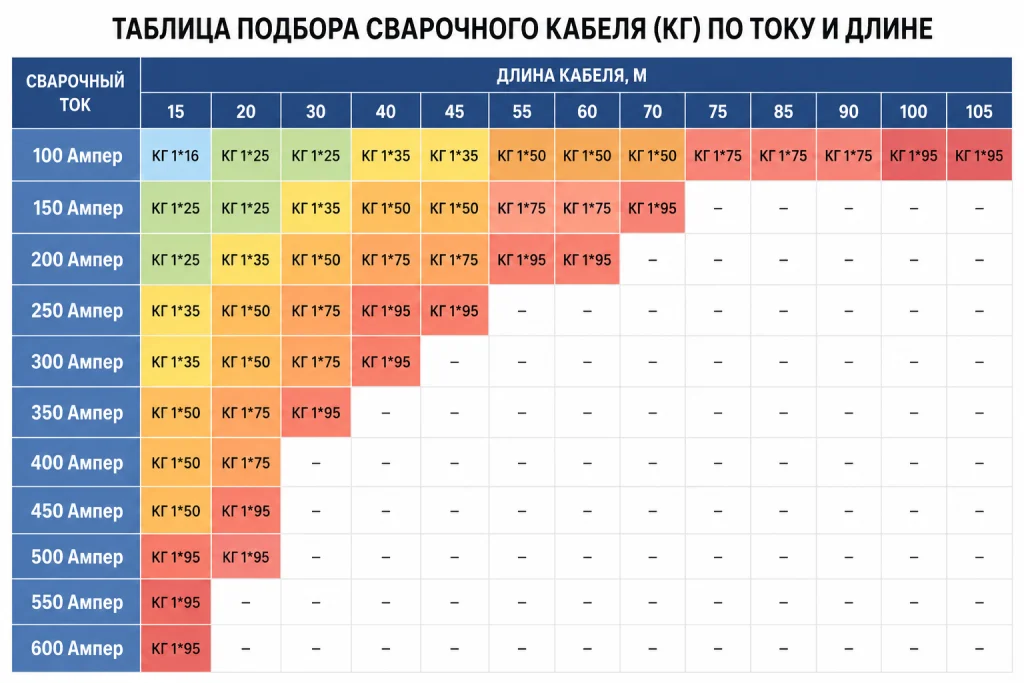Как подобрать сварочный кабель для вашего сварочного аппарата Как подобрать сварочный кабель для вашего сварочного аппарата.png
