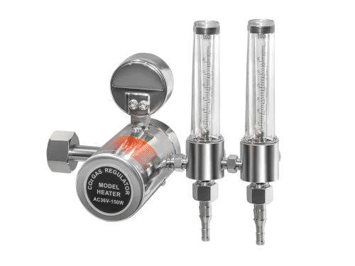 РЕГУЛЯТОР РАСХОДА УНИВЕРСАЛЬНЫЙ СВАРОГ У-30/АР-40-П-36-Р-2 (с ротаметром, подогреватель на 36В)