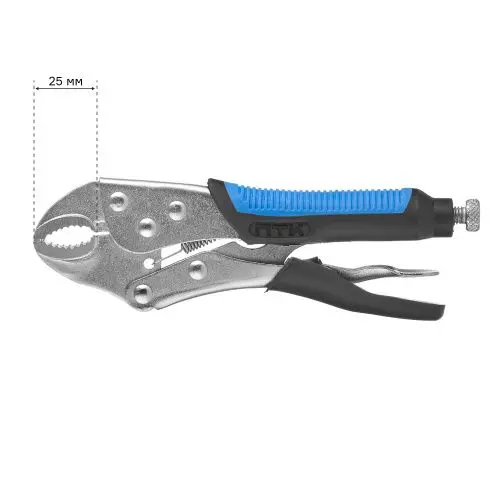 Зажим ручной с фиксатором РЗФ-7,0