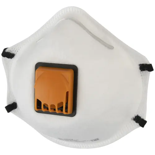 Чашеобразный противоаэрозольный респиратор с клапаном (FFP2 R D) 10 шт. JM-7622