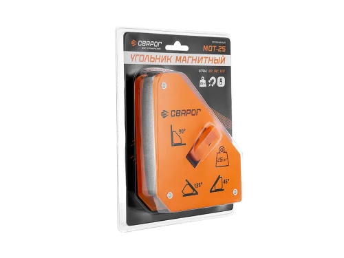 Угольник магнитный МОТ–25