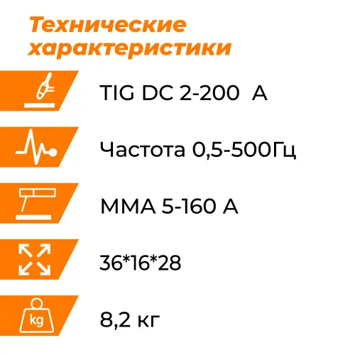 PoweriTig 200T Everlast Установка аргонодуговой сварки 3EV200T