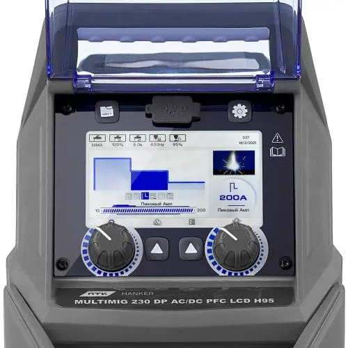 Сварочный полуавтомат ПТК HANKER MIG 230 DP AC/DC PFC LCD H95 Сварочный полуавтомат ПТК HANKER MIG 230 DP AC/DC PFC LCD H95
