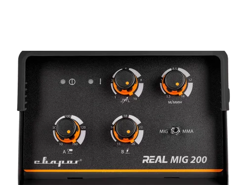 Сварочный полуавтомат REAL MIG 200 (N24002N) BLACK Сварочный полуавтомат REAL MIG 200 (N24002N) BLACK