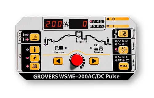Сварочный инвертор GROVERS WSME200W AC/DC Pulse