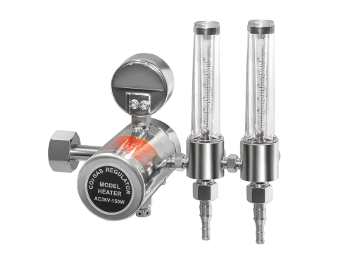 РЕГУЛЯТОР РАСХОДА ГАЗА УНИВЕРСАЛЬНЫЙ У-30/АР-40-П-220-Р-2 (с двумя ротаметрами, подогреватель на 220 В)