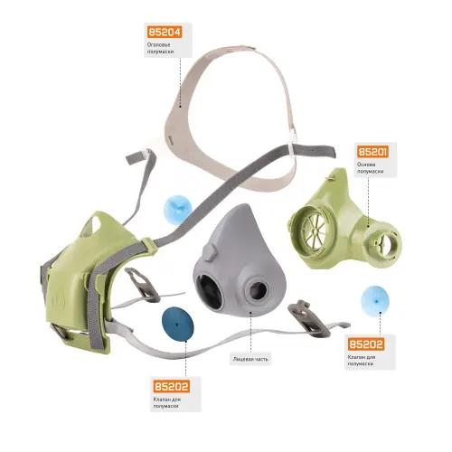 Клапаны для полумаски Jeta Safety 8500 85202