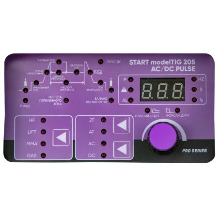START modelTIG 205 AC/DC TIG PULSE Установка аргонодуговой сварки 3W205AP