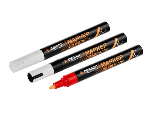 Маркер по металлу 3 мм  , красный