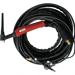 Горелка TIG 18 320A (100%), TIG 315, 4m, (Trak-50MMQ+б/р вода) с упр. разъёмами 2-3-5-7pin 4 М