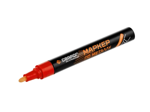 Маркер по металлу 3 мм  , красный