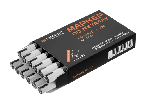 Маркер по металлу 3 мм  , черный