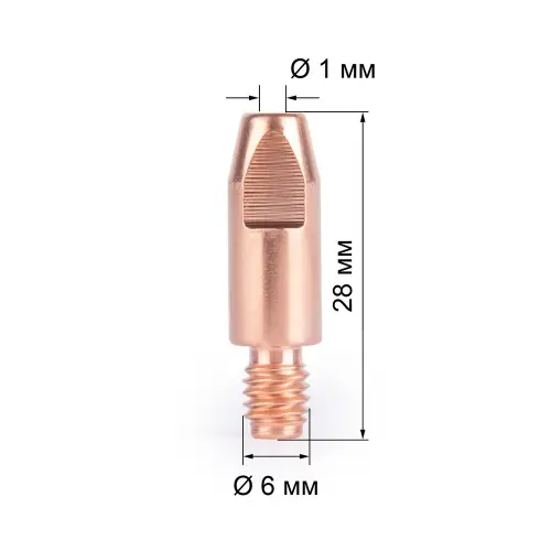 Наконечник M6х28х1.0 (140.0242/MD0009-10)