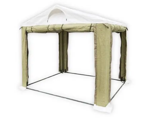 Палатка сварщика 2.0х2.0 (ПВХ+брезент)
