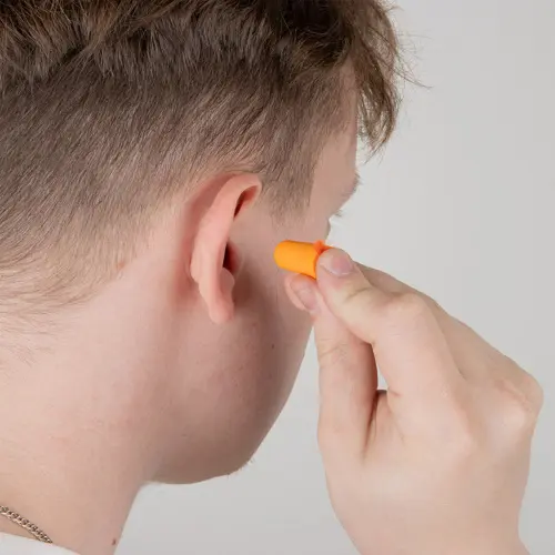 Противошумные беруши классической формы на шнурке (37 дБ) JEM-237-C