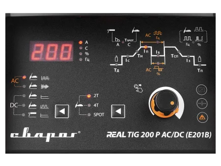 Аргонодуговой сварочный аппарат TIG 200 P AC/DC "REAL" (E201B)