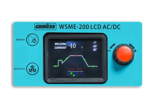 Сварочный инвертор GROVERS WSME 200 LCD AC/DC PULSE