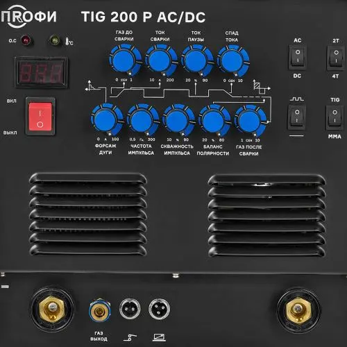 Аргонодуговой сварочный аппарат ПРОФИ TIG 200 P AC/DC