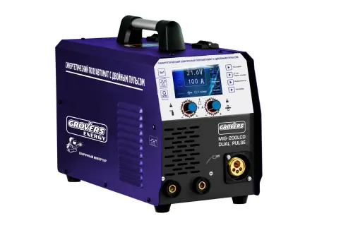 Сварочный полуавтомат GROVERS ENERGY MIG 200 LCD DUAL PULSE