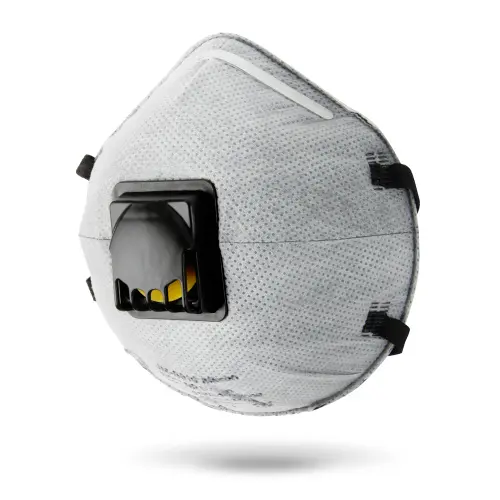 Чашеобразный респиратор с клапаном и угольным слоем (FFP1 NR D) 10 шт. JM-8616