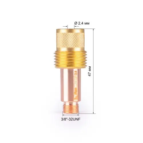FoxWeld Корпус цанги 2,4мм газ.линза (701.0207/TE0006-24, пр-во FoxWeld/КНР)