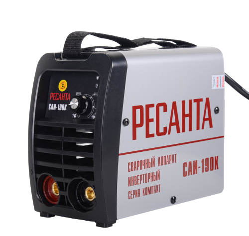 Сварочный аппарат инверторный Ресанта САИ 190К (компакт) сварочный аппарат MMA