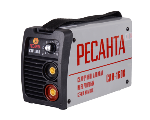 Сварочный аппарат инверторный Ресанта САИ 160К (компакт) сварочный аппарат MMA