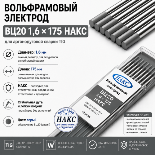 ВЦ 1,6 Х 175 НАКС