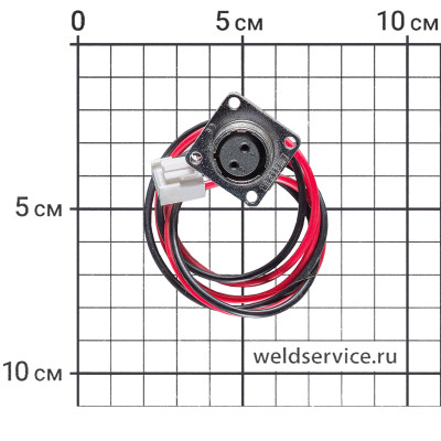 Разъём 2 pin панельный (MZ-1250)