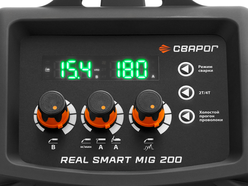 Сварочный полуавтомат REAL SMART MIG 200 BLACK (N2A5)