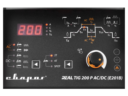 Аргонодуговой сварочный аппарат TIG 200 P AC/DC "REAL" (E201B)