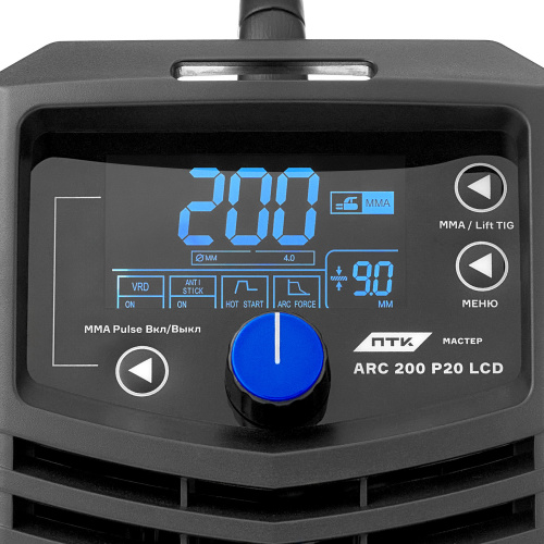 ПТК МАСТЕР ARC 200 P20 LCD сварочный аппарат MMA